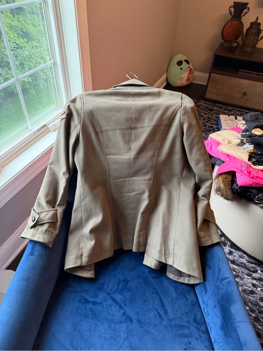 Women’s Tailored Olive Green Jacket - Classic Fit